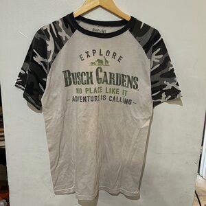 Busch gardens camo shirt